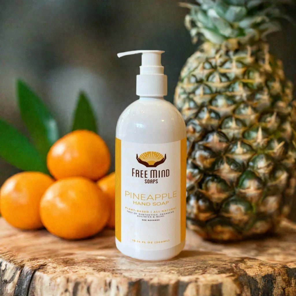 What Are The Advantages To Our Pineapple Hand Soap | Free Mind Soaps | - Free Mind Soaps