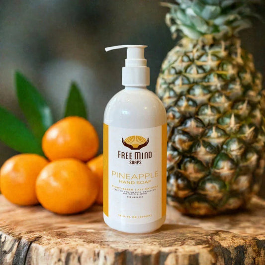 What Are The Advantages To Our Pineapple Hand Soap | Free Mind Soaps | - Free Mind Soaps